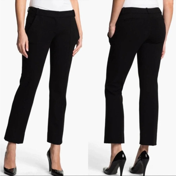 Diane von Furstenberg Carissa Black Dress Pant - Picture 1 of 11
